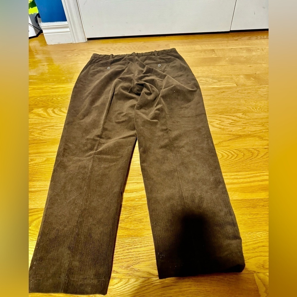Women New Smart Ankle Corduroy Pants Size M - Picture 2 of 2